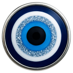 CLEARANCE - Blue Evil Eye Snap