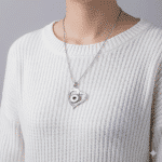 Silver I Love You to the Moon and Back Necklace - Image 2