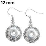 Beaded Snap Earrings - 12mm