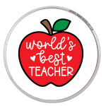World’s Best Teacher – Red Apple Design