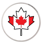 Canada Flag-Inspired Maple Leaf Snap