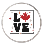 LOVE Snap with Maple Leaf for Canada