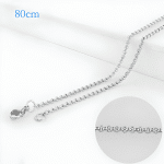 Stainless Steel Cable Chain Necklace – 31"