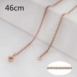 CLEARANCE - Rose Gold Cable Chain Necklace – 18"