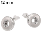Classic Stud Snap Earrings - 12mm
