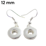 Simple Dangle Snap Earrings – 12mm
