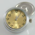 CLEARANCE - Gold Watch Face Snap