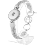 Elegant Silver Mesh Snap Bracelet