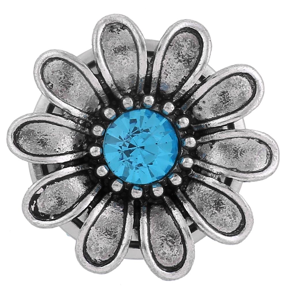 KB3422_152-1 Turquoise Daisy Snap - Image 1