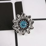 Turquoise Daisy Snap - Image 3