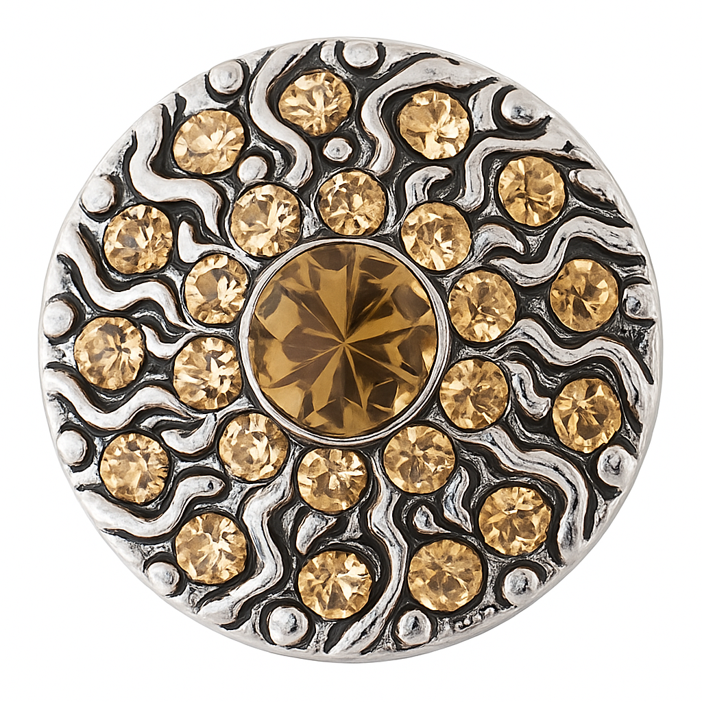 KB5179 Golden Wave Crystal Snap - Image 1