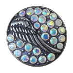 Crystal Angel Wing Snap
