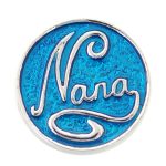 Nana Blue Enamel Snap