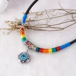 Turquoise Gem Medallion Snap - Image 2