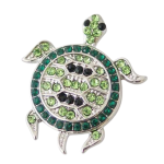 Green Turtle Crystal Snap