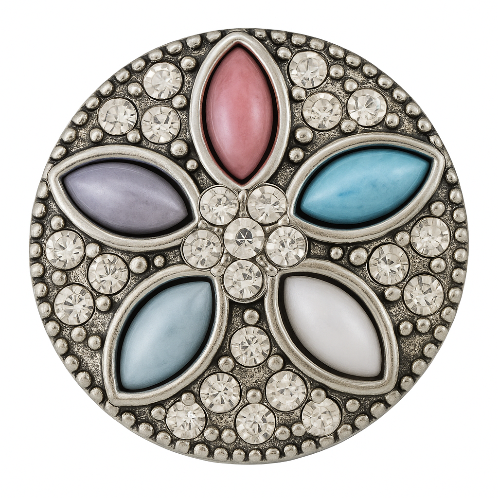 KB7741NF Pastel Petal Sparkle Snap - Image 1