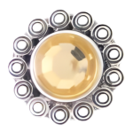 Golden Sunburst Ring Snap