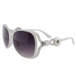 Snap-In Style Sunglasses – Glossy White Frame