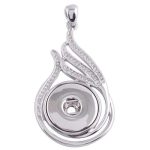 Silver Flame-Inspired Necklace