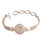 Rose Gold Mesh Snap Bracelet