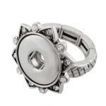 Silver Sun Snap Ring