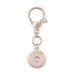 Rose Gold Snap Charm Bag Clip