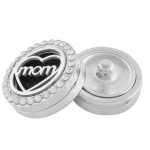Crystal Heart “Mom” Aromatherapy Snap - Image 3