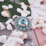 Aqua Swirl Gem Snap - Image 2