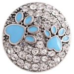 Blue Paw Prints Snap