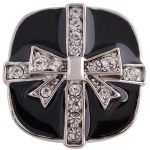 Black Gift Bow Snap