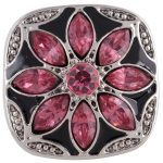 Pink Crystal Petal Flower Snap
