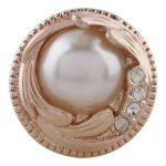 Rose Gold Pearl Snap