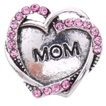 Pink Heart Mom Snap