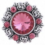 Vintage Rose Crystal Snap