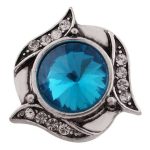 Blue Crystal Swirl Snap