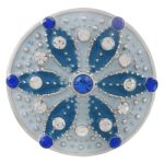 Blue Snowflake Mandala Snap