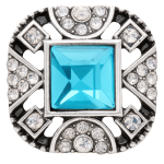 Aqua Gem Square Snap