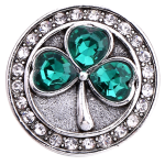 Emerald Crystal Shamrock Snap