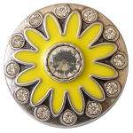 Yellow Daisy Crystal Snap