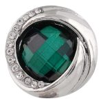 Emerald Swirl Crystal Snap