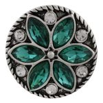 Green Petal Crystal Snap