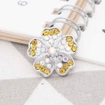 Yellow Crystal Flower Snap - Image 3