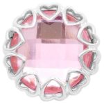 Pink Heart Gem Snap
