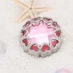 Pink Heart Gem Snap - Image 3