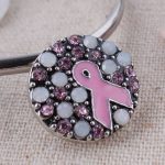 Pink Ribbon Sparkle Snap - Image 2