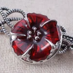 Deep Red Poppy Flower Snap - Image 2