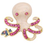 Pink Sparkle Octopus Snap