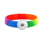 Rainbow Snap Bracelet - Thin