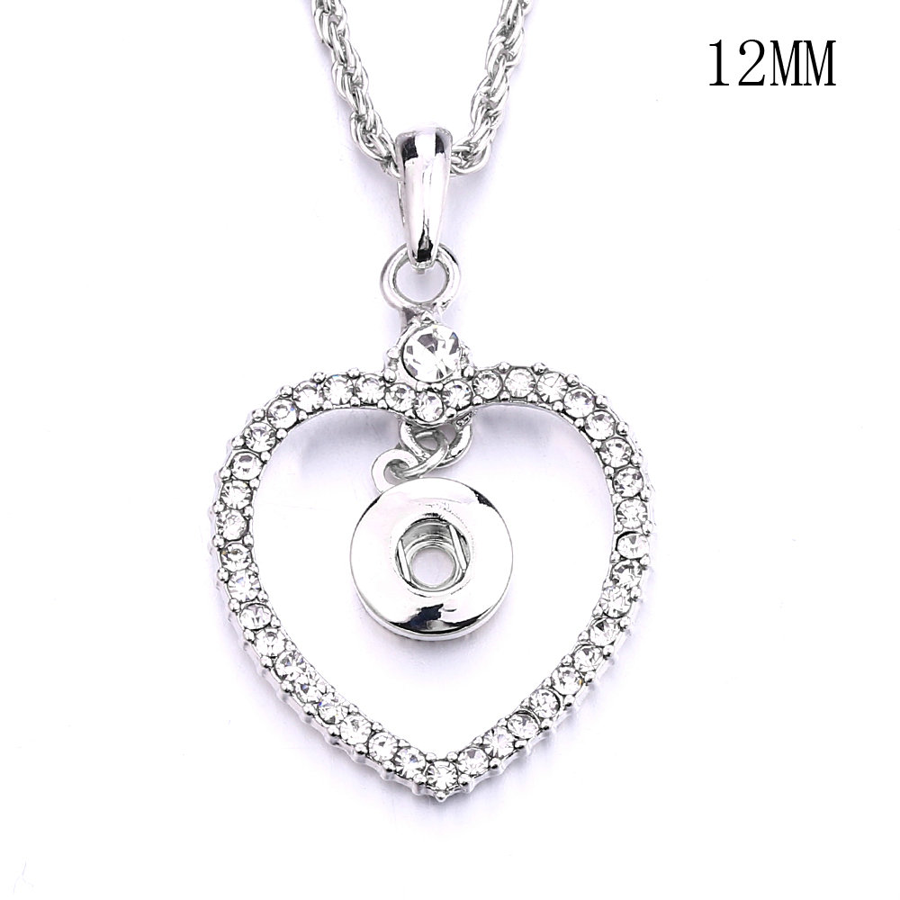 KD7675 Sparkling Heart Pendant โ 12mm - Image 1