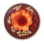 Amber Pressed Flower Snap